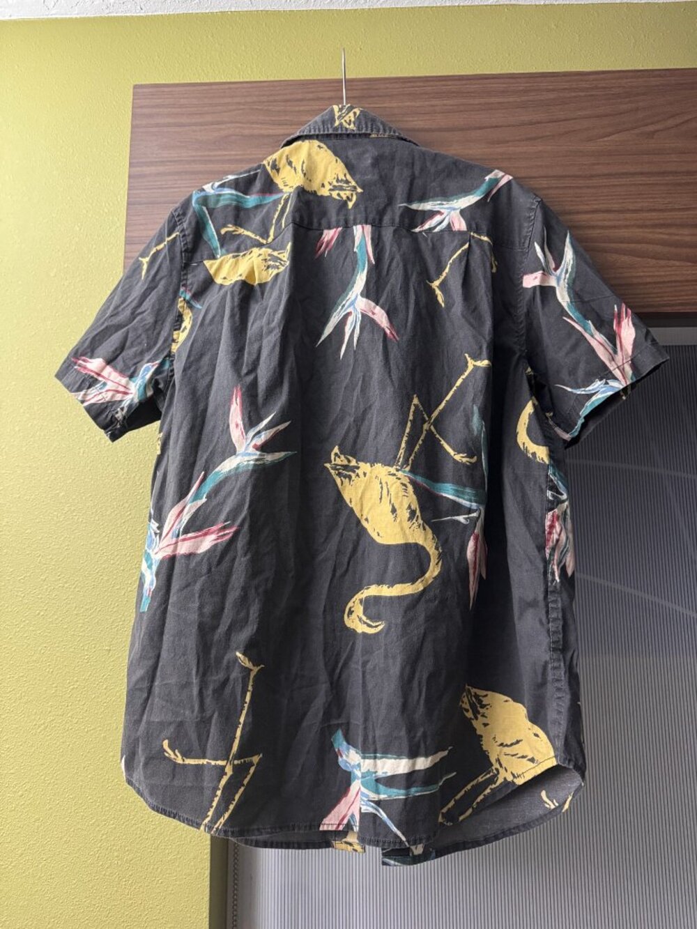 Brixton Charter Print Shirt Bird of Paradise Tropical M - Picture 2 of 4